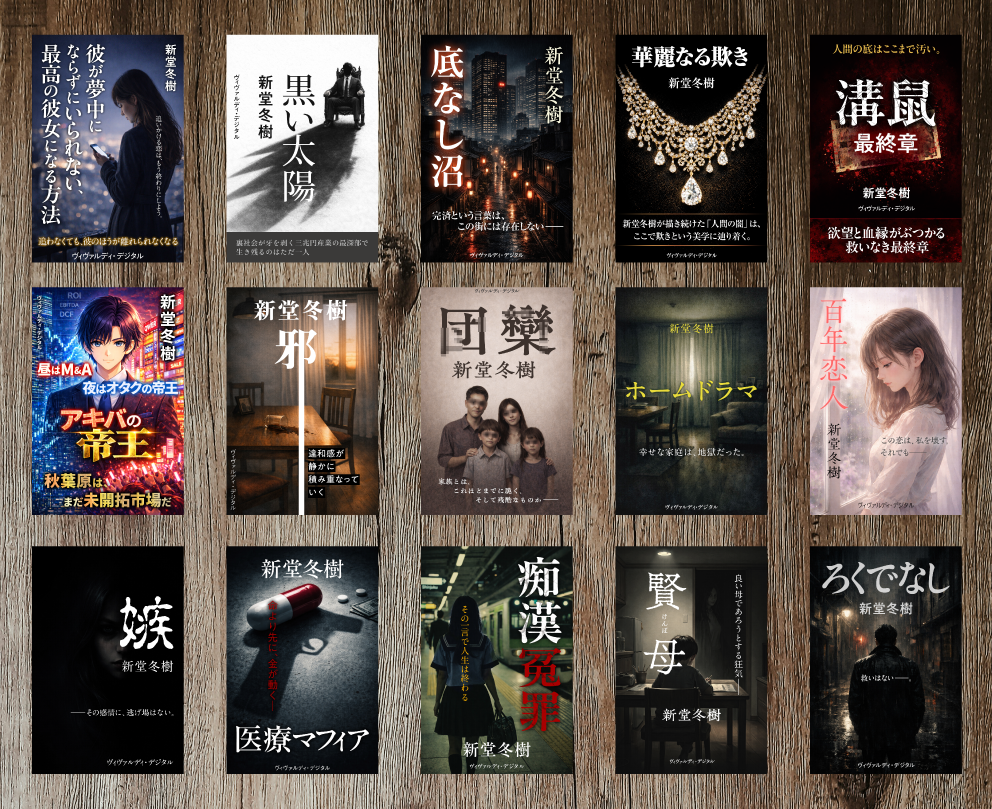 電子書籍「fuyukindle」の表紙一覧